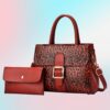 Ensemble de sac à main 2 en 1 pour femme, style rétro