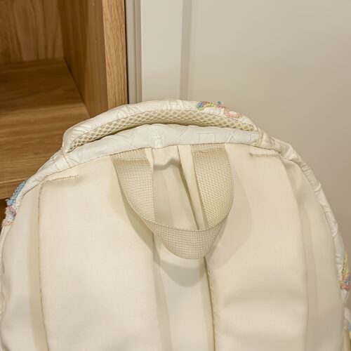 Sac à dos imprimé avec nœud & Sac cabas assorti
