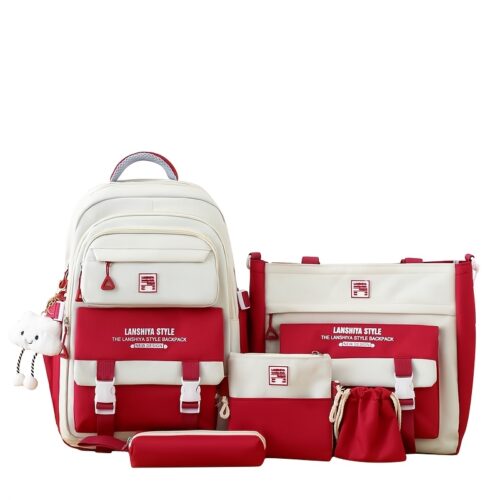 Ensemble de Sac à Dos pour Adolescent 5 Pièces