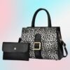 Ensemble de sac à main 2 en 1 pour femme, style rétro