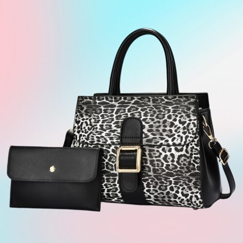 Ensemble de sac à main 2 en 1 pour femme, style rétro