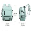 Sac à dos de voyage et sport 3-en-1 WEIXIER