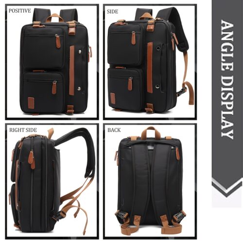 Sac à dos et bandoulière convertible 3-en-1 pour homme