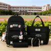 Ensemble Scolaire 5 Pièces Grand Sac à Dos & Sacs Assortis