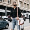 Sac messager voyage femme grand format