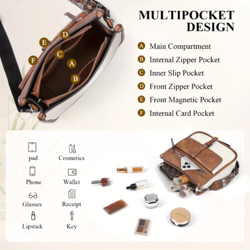 Sac Bandoulière Femme Ajustable