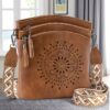Sac bandoulière femme sculpté avec pampille exquise