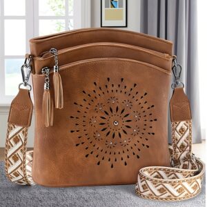 Sac bandoulière femme sculpté avec pampille exquise