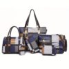 Ensemble 6 pièces sac à main et bandoulière