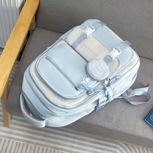 Sac à Dos Tendance en Nylon Léger et Spacieux