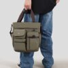 Sac Bandoulière Homme en Toile pour PC Portable