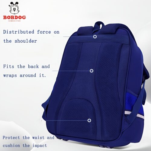 Sac à dos universitaire léger multi-poches