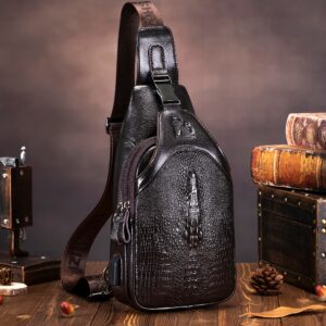 Sac bandoulière et sac à dos homme en cuir pleine fleur