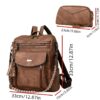 Set 2 pièces sac à dos grande capacité et petit sac à main