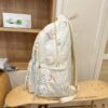 Sac à dos imprimé avec nœud & Sac cabas assorti