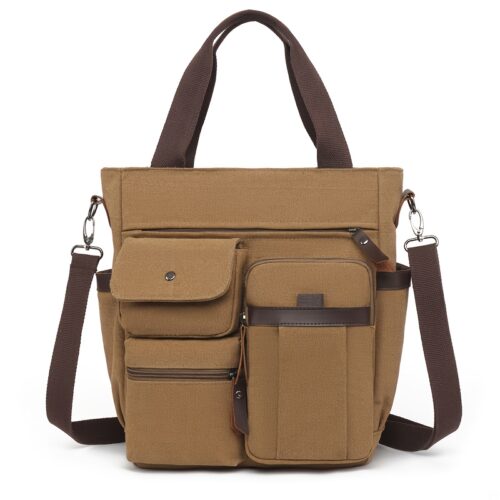 Sac Bandoulière Homme en Toile pour PC Portable