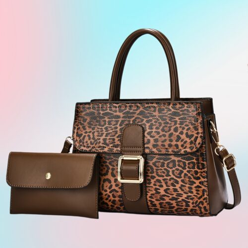 Ensemble de sac à main 2 en 1 pour femme, style rétro