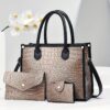 Sac à Main Luxe Effet Crocodile :