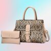 Ensemble de sac à main 2 en 1 pour femme, style rétro
