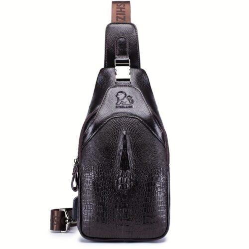 Sac bandoulière et sac à dos homme en cuir pleine fleur