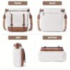 Sac messager voyage femme grand format