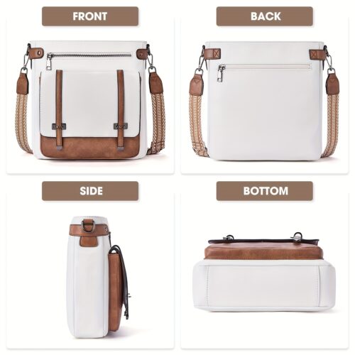 Sac messager voyage femme grand format