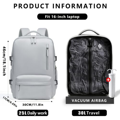 Sac à dos business & voyage à compression sous vide