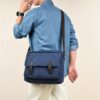 Sac Bandoulière en Toile Vintage L'Allié Unique et Robuste