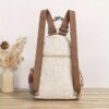 Sac à dos bohème tissé à la main Motif vigne de citrouille
