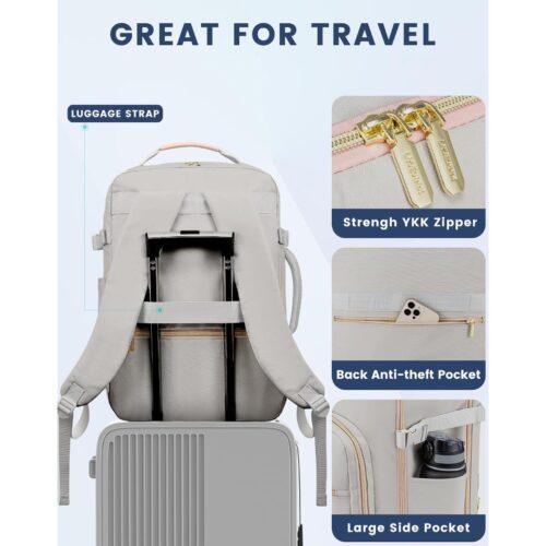 Sac à dos de voyage Cabine avion avec cubes de rangement