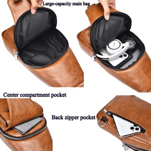 La Besace Homme en Cuir Plein Grain