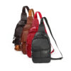 Sac de poitrine en cuir pour homme et femme