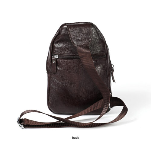 Sac de poitrine en cuir pour homme et femme
