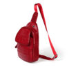 Sac de poitrine en cuir pour homme et femme