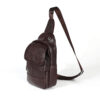 Sac de poitrine en cuir pour homme et femme