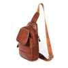 Sac de poitrine en cuir pour homme et femme