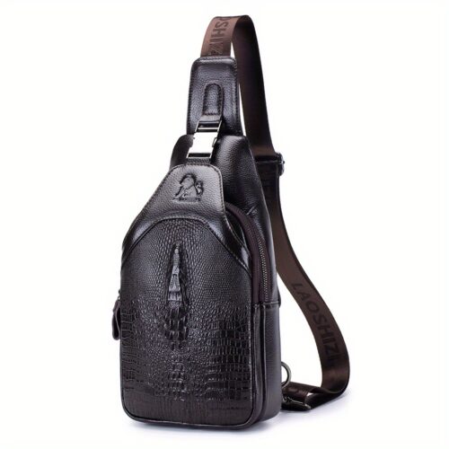 Sac bandoulière et sac à dos homme en cuir pleine fleur