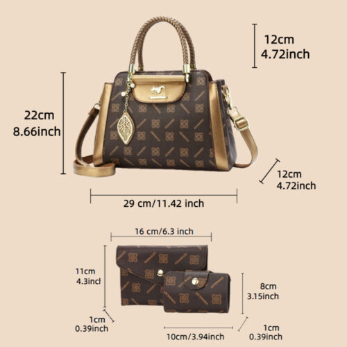 Sacs à Main de Luxe Léger (Lot de 3) Grand Format