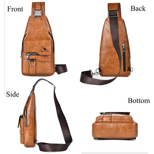 La Besace Homme en Cuir Plein Grain