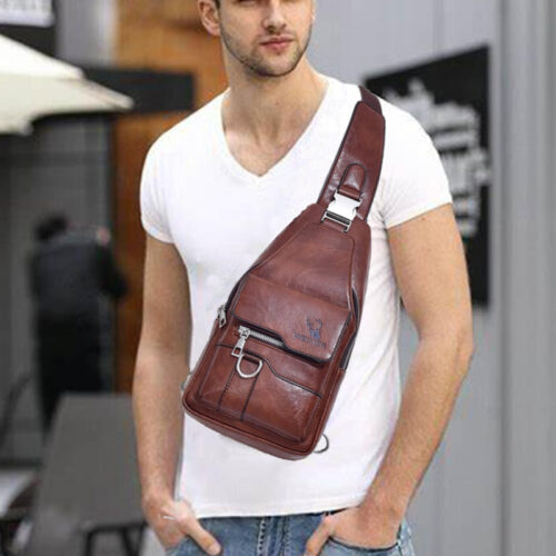 La Besace Homme en Cuir Plein Grain