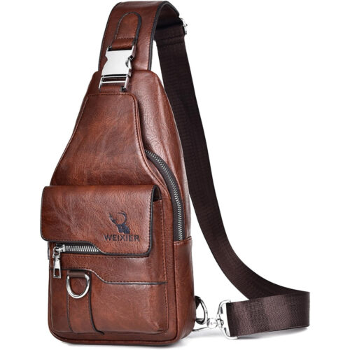 La Besace Homme en Cuir Plein Grain