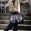 Grand sac à main pour homme en cuir véritable, mallette professionnelle
