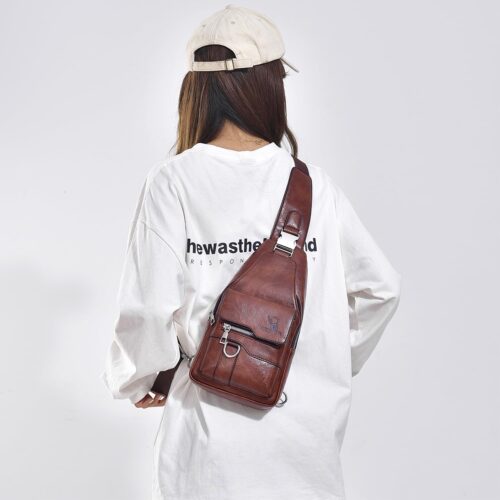 La Besace Homme en Cuir Plein Grain